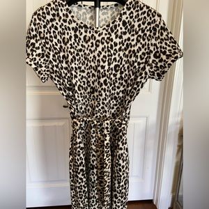 Leopard Print TShirt Dress